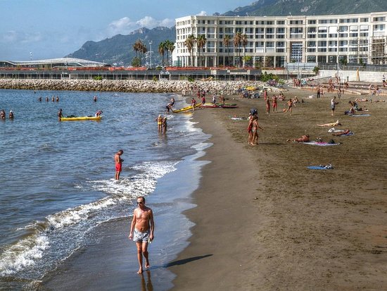 Salerno city beach